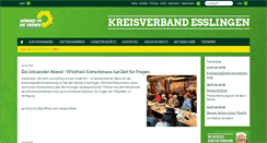 Desktop Screenshot of gruene-es.de